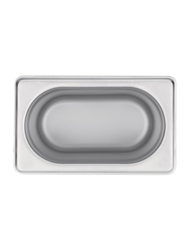 Bac Gastronorme inox GN 1/9 150mm Vogue - 1L