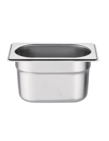 Bac Gastronorme inox GN 1/9 Vogue 100mm - 0,8L