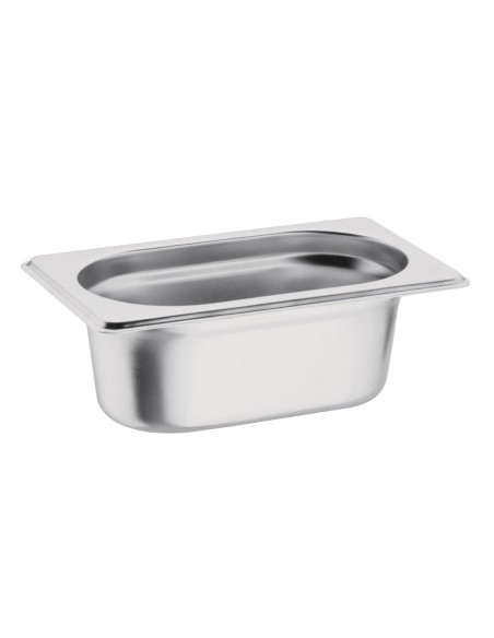 Bac Gastronorme inox GN 1/9 65mm Vogue - 0,6L