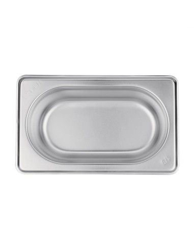 Bac Gastronorme inox GN 1/9 65mm Vogue - 0,6L
