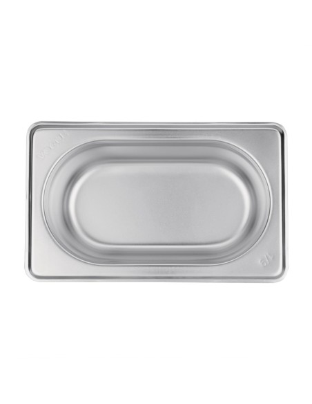 Bac Gastronorme inox GN 1/9 65mm Vogue - 0,6L