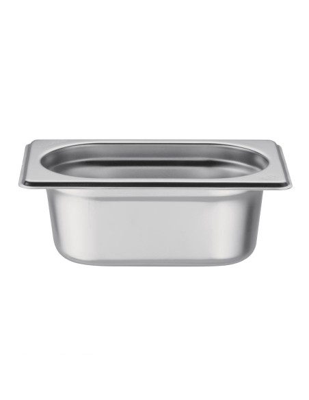 Bac Gastronorme inox GN 1/9 65mm Vogue - 0,6L