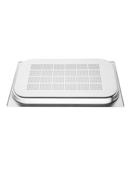 Bac Gastronorme inox perforé GN 1/1 40mm Vogue - 5,8L