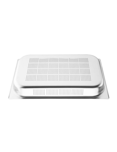 Bac Gastronorme inox perforé GN 1/1 65mm Vogue - 9L