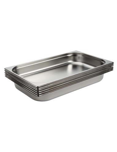 Bac Gastronorme inox GN 1/1 65mm Vogue - 9L