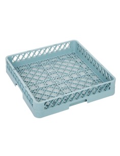 Casier de lavage pour couverts Vogue - 500x500 mm, bleu