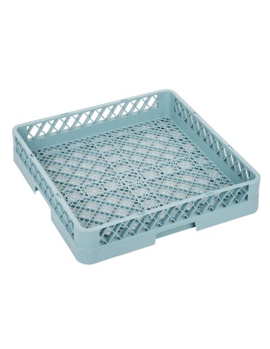 Casier de lavage pour couverts Vogue - 500x500 mm, bleu