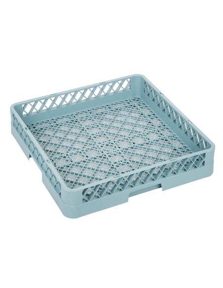 Casier de lavage pour couverts Vogue - 500x500 mm, bleu