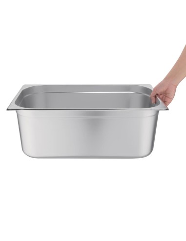 Bac Gastronorme inox GN 1/1 Vogue 28L - Vente en ligne