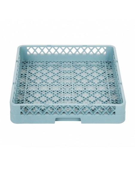 Casier de lavage pour couverts Vogue - 500x500 mm, bleu