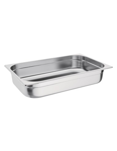 Bac Gastronorme inox GN 1/1 100mm Vogue - 13,5 L