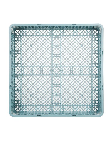 Casier de lavage pour couverts Vogue - 500x500 mm, bleu