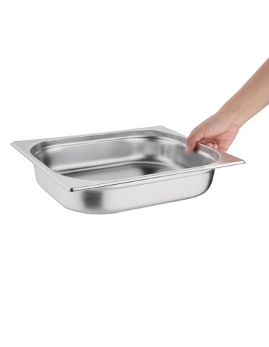 Bac Gastronorme inox GN 1/2 65mm Vogue - 4L