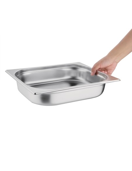 Bac Gastronorme inox GN 1/2 65mm Vogue - 4L