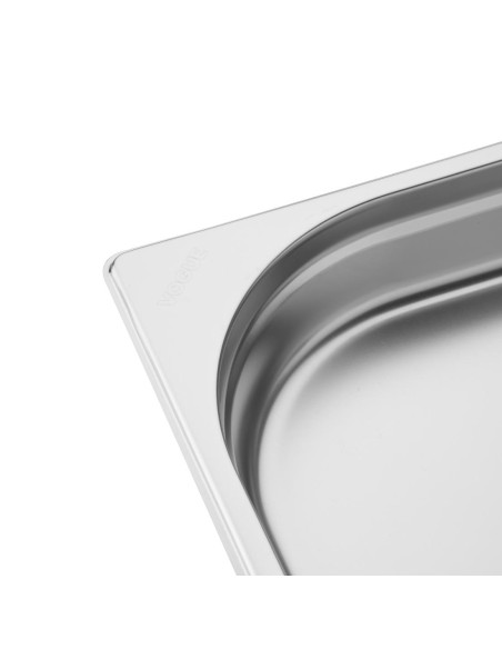 Bac Gastronorme inox GN 1/2 40mm Vogue - 2,5 L