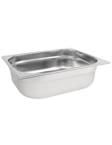 Bac Gastronorme inox GN 1/2 100mm Vogue - 6,2 L