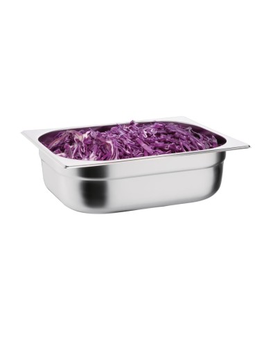 Bac Gastronorme inox GN 1/2 100mm Vogue - 6,2 L