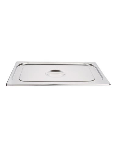 Couvercle GN 1/1 inox Vogue - Durable et polyvalent