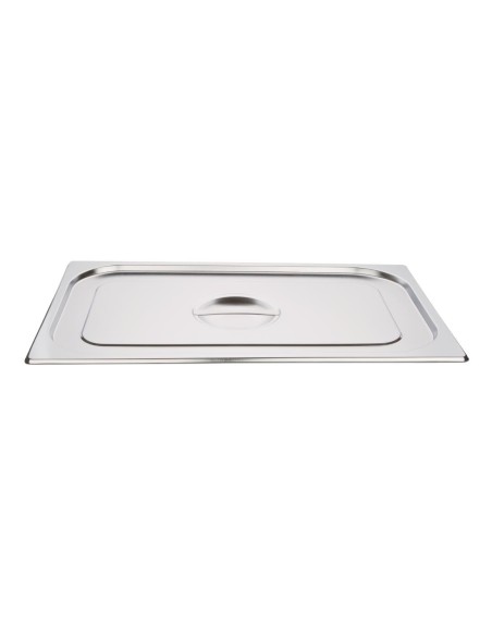 Couvercle GN 1/1 inox Vogue - Durable et polyvalent