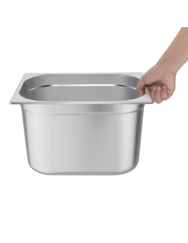 Bac Gastronorme inox GN 1/2 200mm Vogue - 12 L