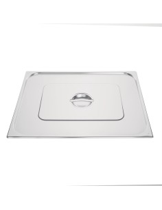 Couvercle GN 2/1 inox double Vogue - 650x530mm