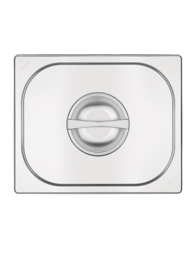 Couvercle GN 1/2 inox Vogue - Qualité 201