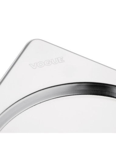 Couvercle GN 1/2 inox Vogue - Qualité 201