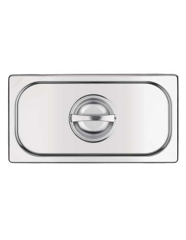 Couvercle GN 1/3 inox Vogue - Haute durabilité