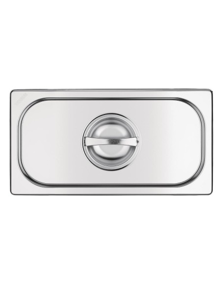 Couvercle GN 1/3 inox Vogue - Haute durabilité