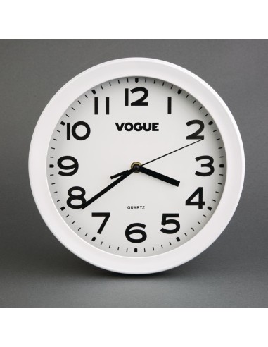 Horloge de cuisine Vogue - 240 mm blanc