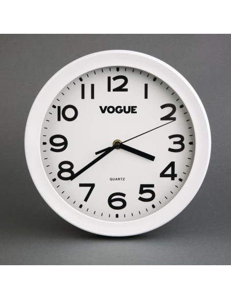 Horloge de cuisine Vogue - 240 mm blanc
