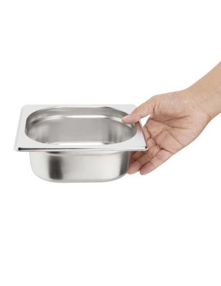 Bac Gastronorme inox GN 1/6 65mm Vogue - 1L