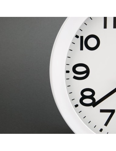 Horloge de cuisine Vogue - 240 mm blanc