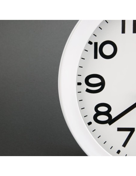 Horloge de cuisine Vogue - 240 mm blanc