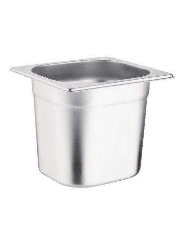 Bac Gastronorme inox GN 1/6 150mm Vogue - 2,2 L