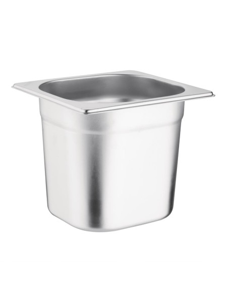 Bac Gastronorme inox GN 1/6 150mm Vogue - 2,2 L