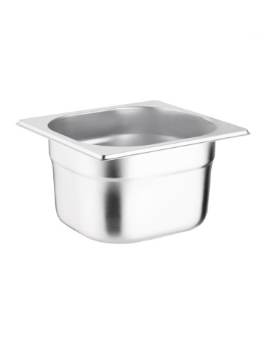 Bac Gastronorme inox GN 1/6 Vogue 100mm - 1,7L