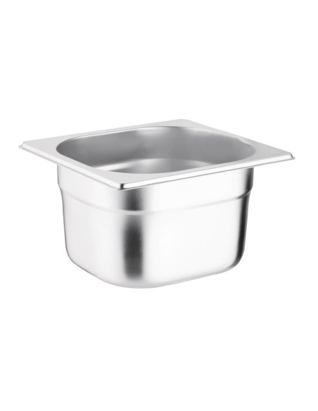 Bac Gastronorme inox GN 1/6 Vogue 100mm - 1,7L
