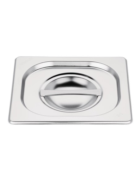 Couvercle GN 1/6 inox Vogue - Qualité 201