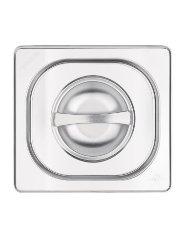 Couvercle GN 1/6 inox Vogue - Qualité 201