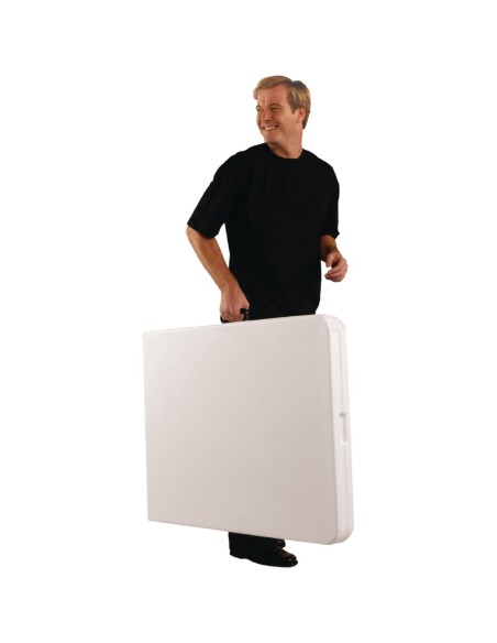 Table pliable Bolero blanche 1829mm - durable et pratique