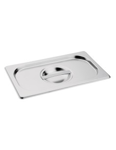 Couvercle GN 1/9 inox Vogue - Qualité 201