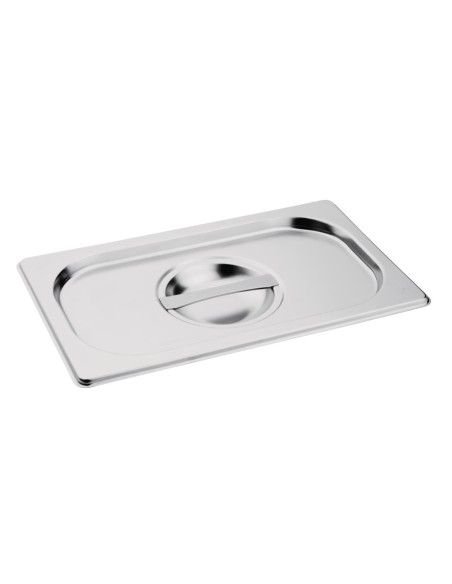 Couvercle GN 1/9 inox Vogue - Qualité 201