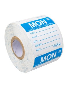 Etiquettes amovibles Hygiplas Lundi - lot de 500 2