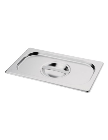 Couvercle GN 1/9 inox Vogue - Qualité 201