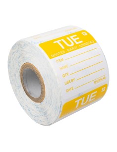Etiquette amovible Hygiplas Mardi 500 pcs - 50mm 2