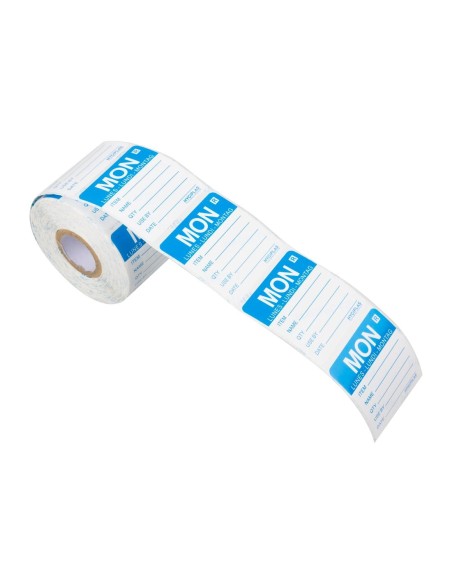Etiquettes amovibles Hygiplas Lundi - lot de 500