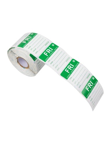 Etiquette amovible Hygiplas Vendredi - Lot 500