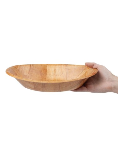 Corbeille ovale en bois grand modèle Olympia - 305x229 mm