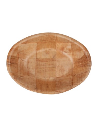Corbeille ovale en bois grand modèle Olympia - 305x229 mm